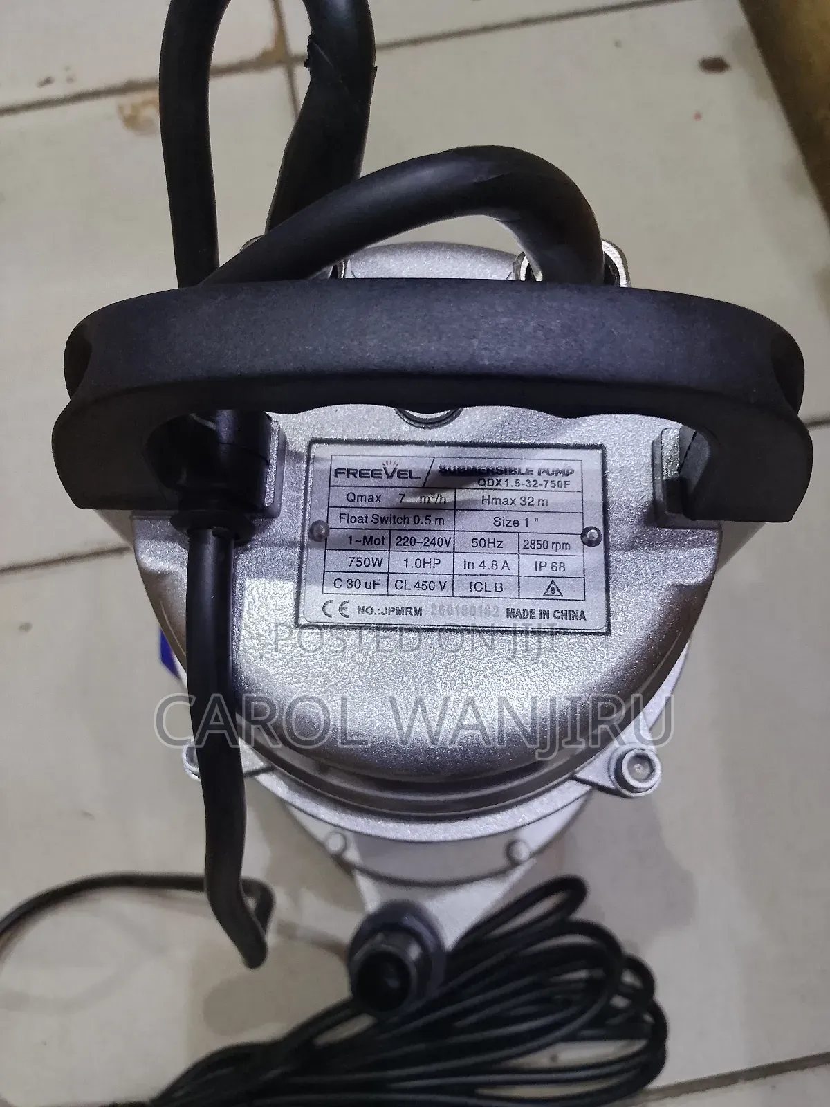 New 1hp Freevel Submersible Water Pump/Freevel 1hp Submersible Pump