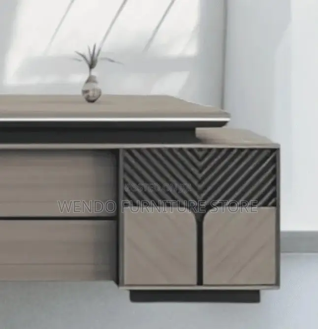 Office Desk; 2.4 Meters Modern Executive Advanced Office Desk