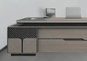 Office Desk; 2.4 Meters Modern Executive Advanced Office Desk