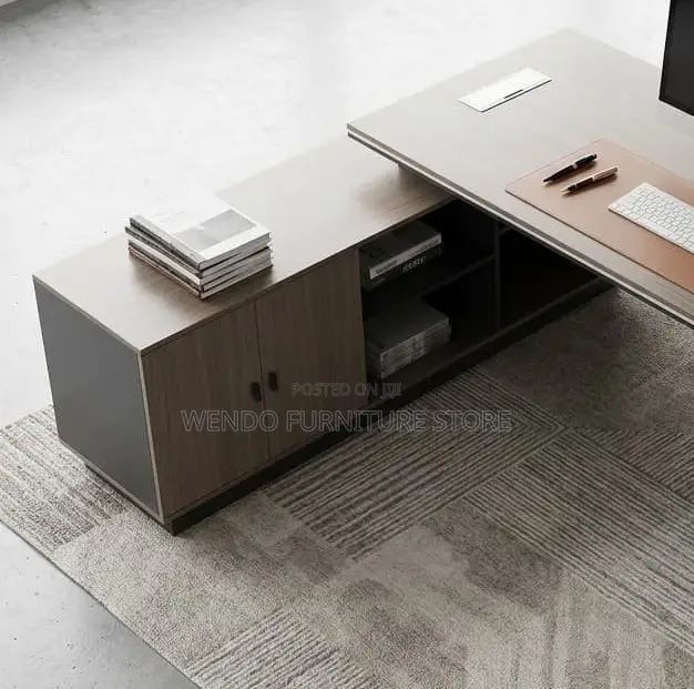 Office Desk; 2.4 Meters Modern Executive Advanced Office Desk