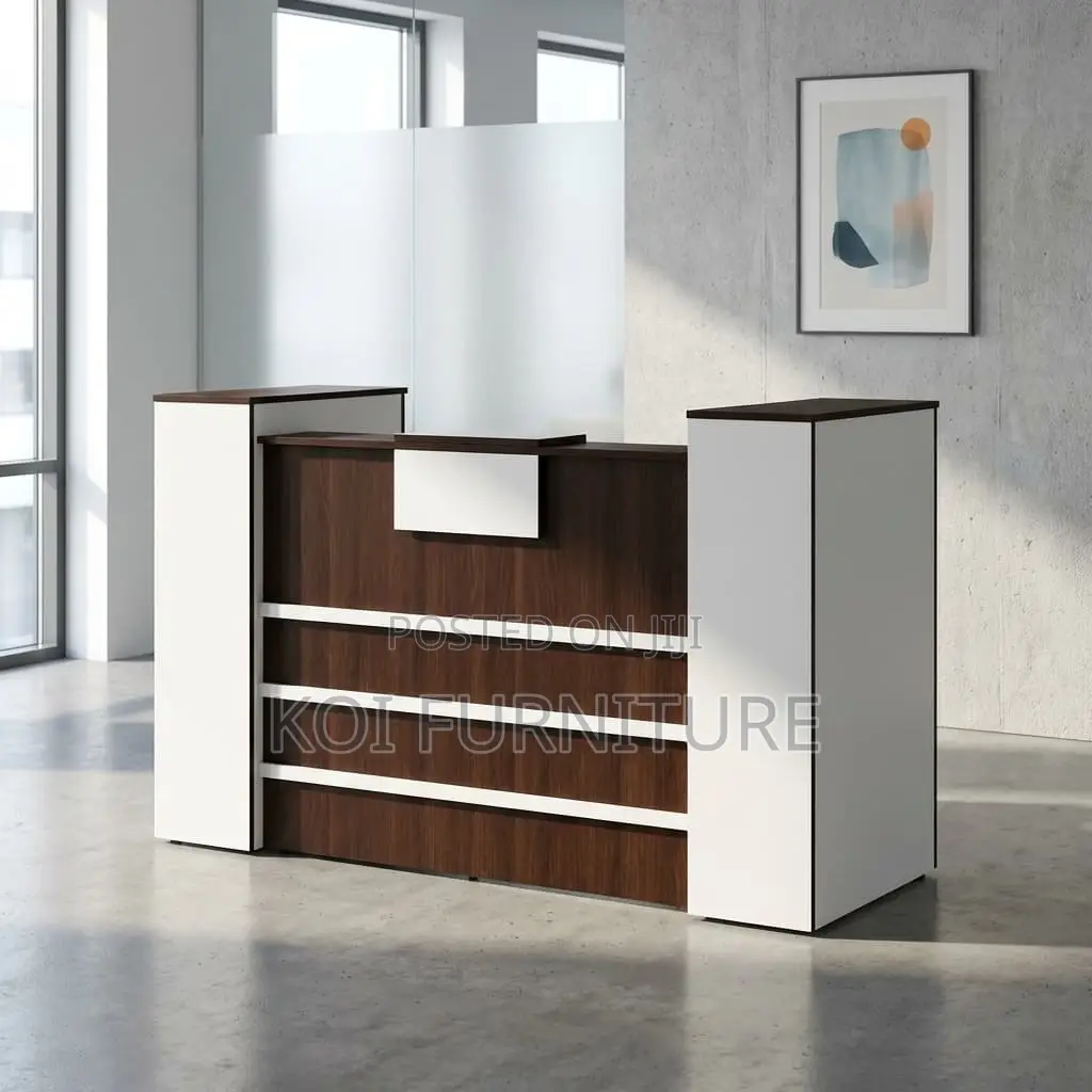 Office Desk : 1.8m Modern Office Contemporary Reception Desk