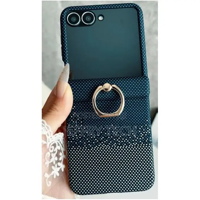 Carbon Magsafe Hinge Ring Case for Samsung Galaxy Z Flip 5 5g