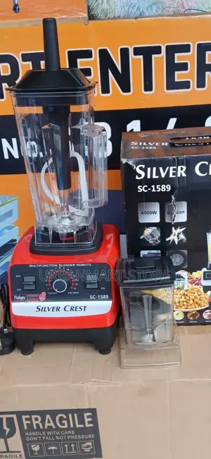 Silver Crest Compact 2 in 1 Blender for Home and Commercial Use