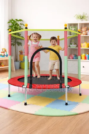 Kids Indoor Trampoline With Safety Net