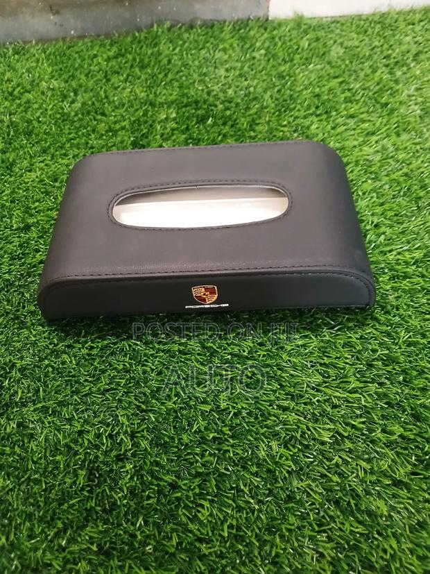 Branded Porsche Serviette Holder – Premium Car Tissue Box Case