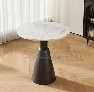 Round Table: Round Coworking Table With Pedestal Base