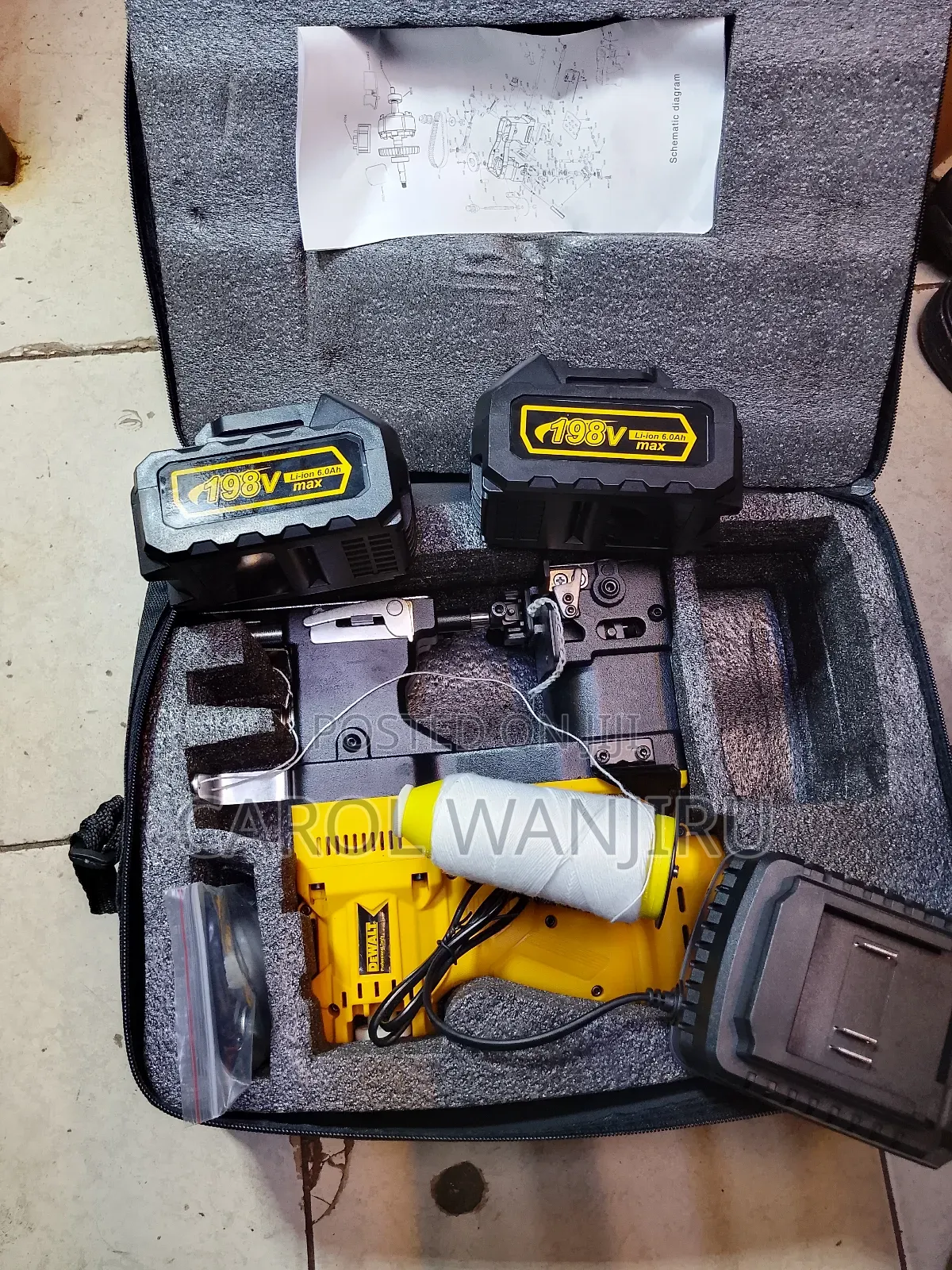 New Cordless Rechargeable Bag Closure/Cordless Bag Closure