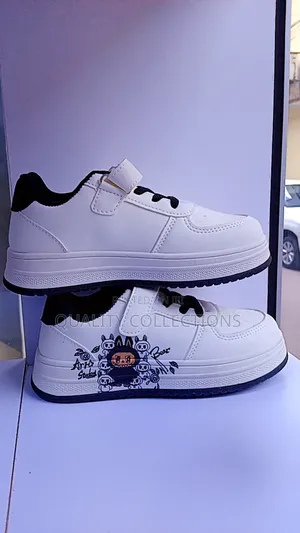 White Black Kids Shoe