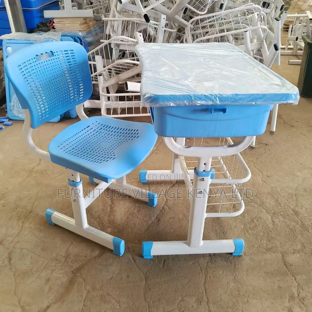 Kids Adjustable Study Desk Chair Set