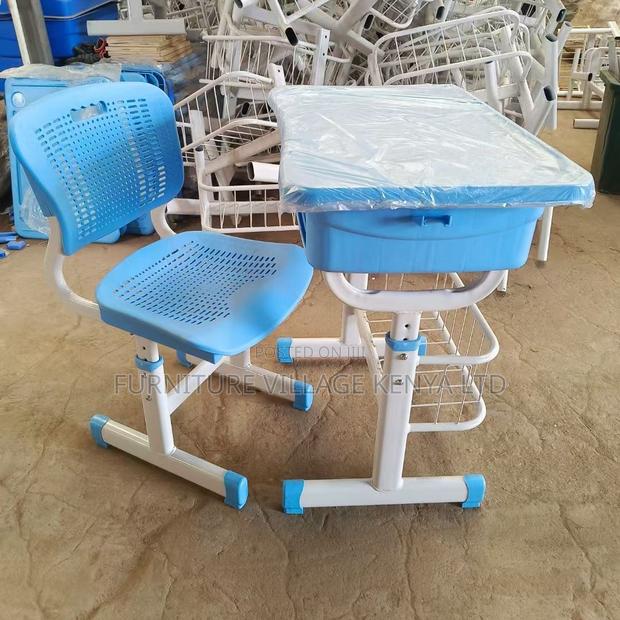Kids Adjustable Study Desk Chair Set - thumbnail 8