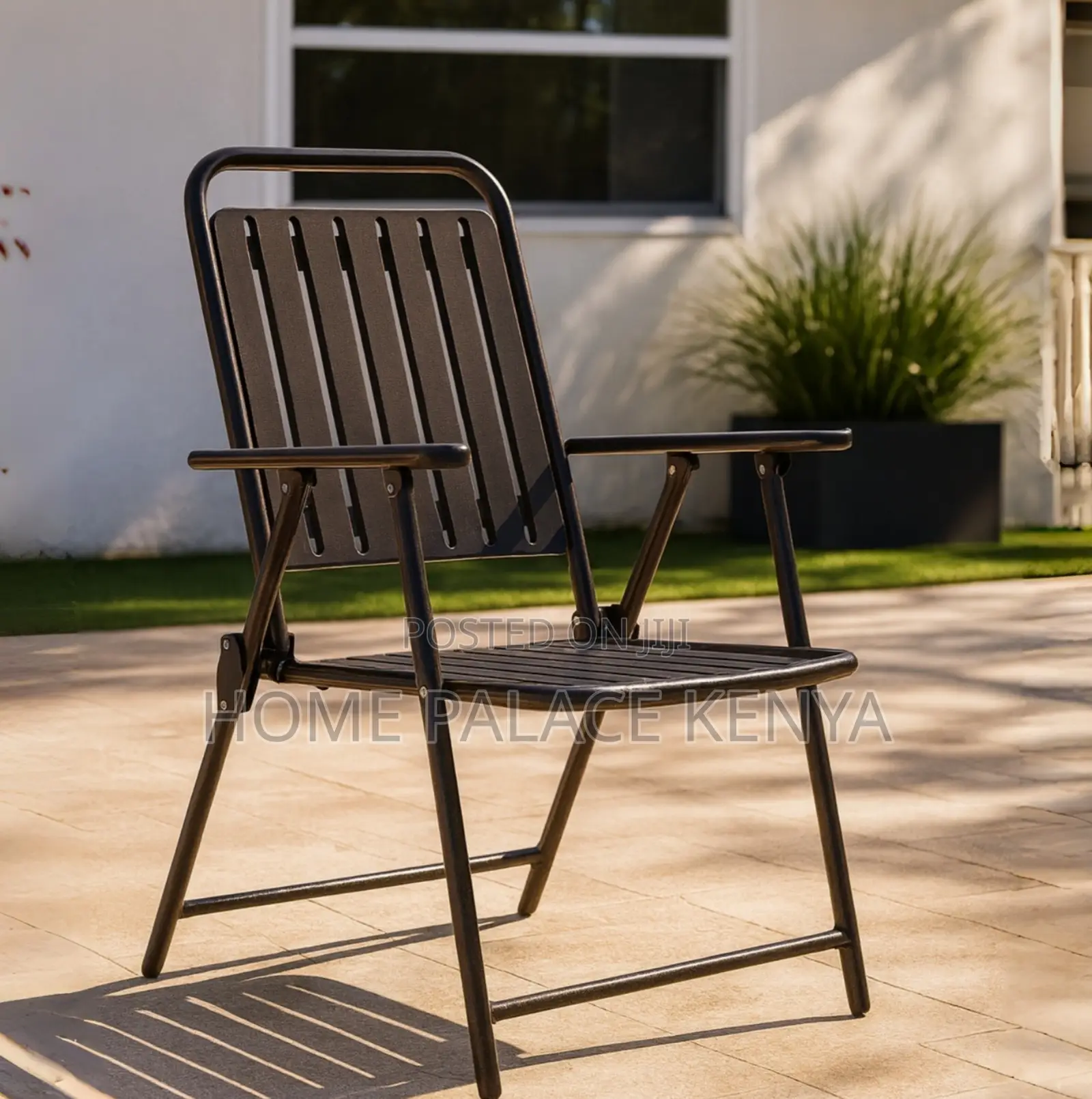 Camping Chair: Folding Chair With Metal Frame Pp Seat and Backrest