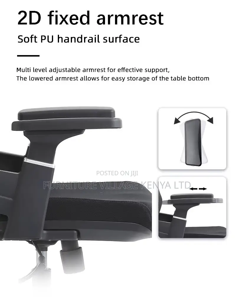 Ergonomic Study Mesh Seat.