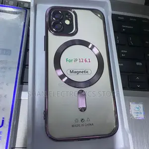 iPhone 12 Magnetic Case - Clear Acrylic Tpu, Magsafe Compatible