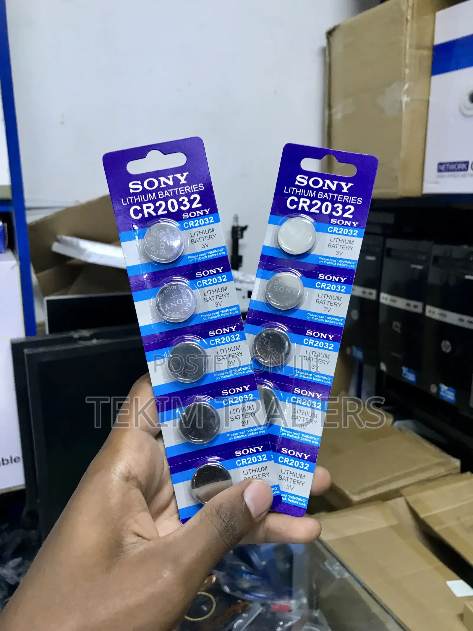Sony Cr2032 Lithium 3v Battery - 220mah Cmos for Pc Motherboard