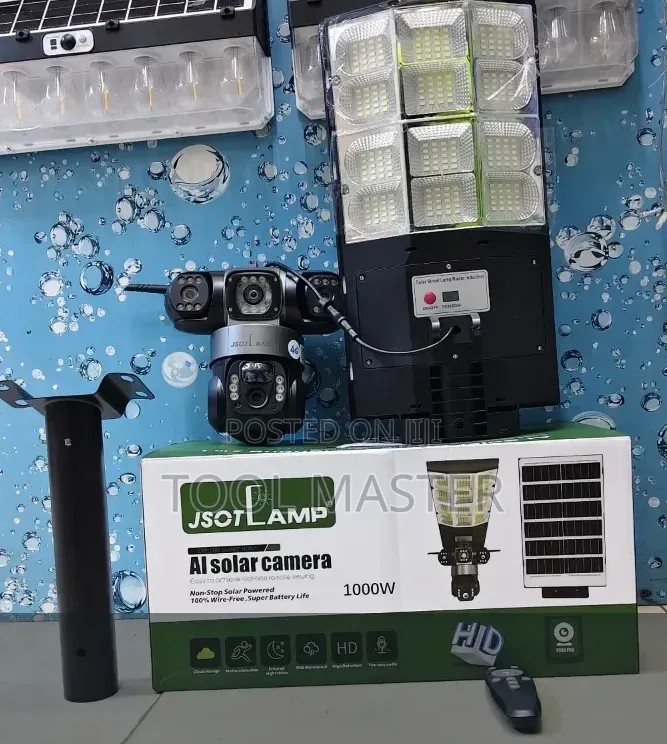 1000watts Ai Triple Lens Camera With a Street Light/Jsot CCTV Light
