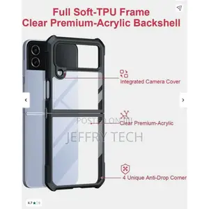 Samsung Galaxy Z Flip 3, Bumper Hard Pc Exclusive - Transparent Ba