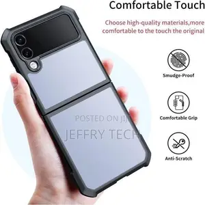 Xundo Shockproof Tpu Case for Samsung Galaxy Z Flip 3 - Transparent Bu