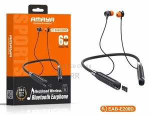 Amaya Neckband Extra Bass Headphones and Long Lasting Battery