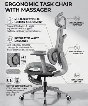 Mesh High-Back Office Chair.