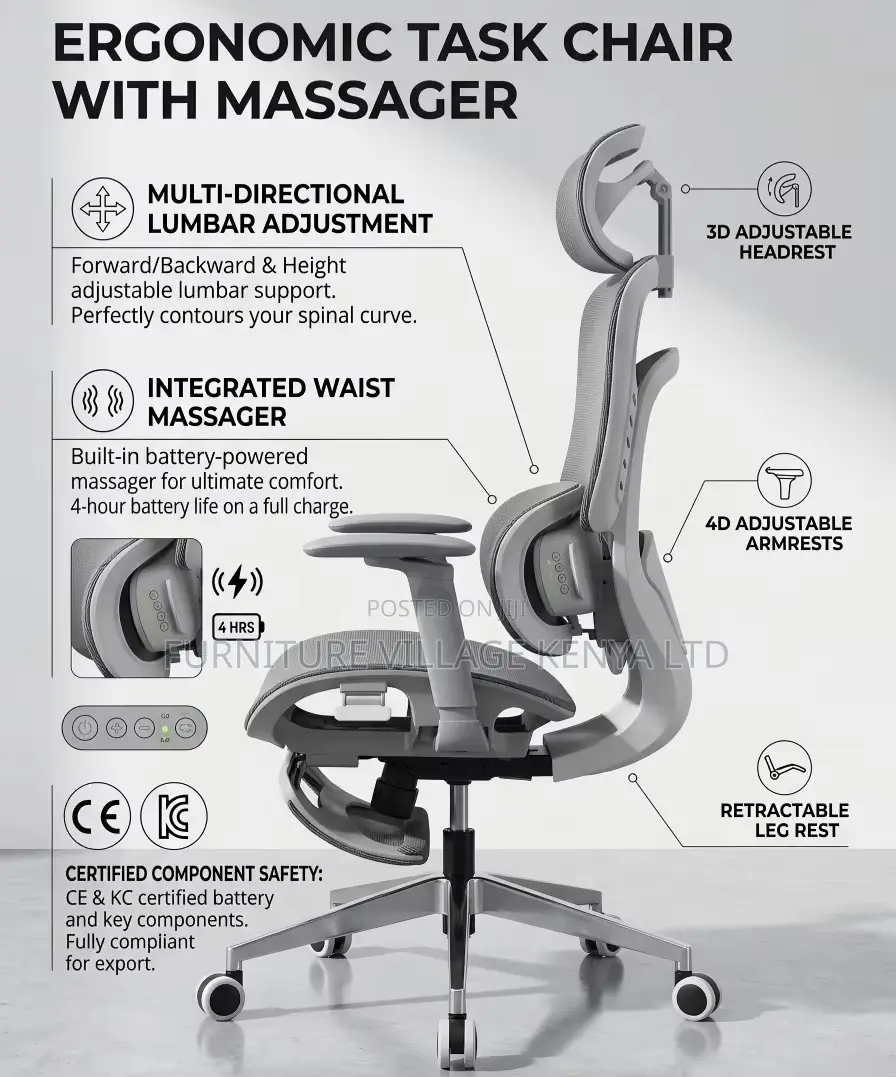 Mesh High-Back Office Chair.