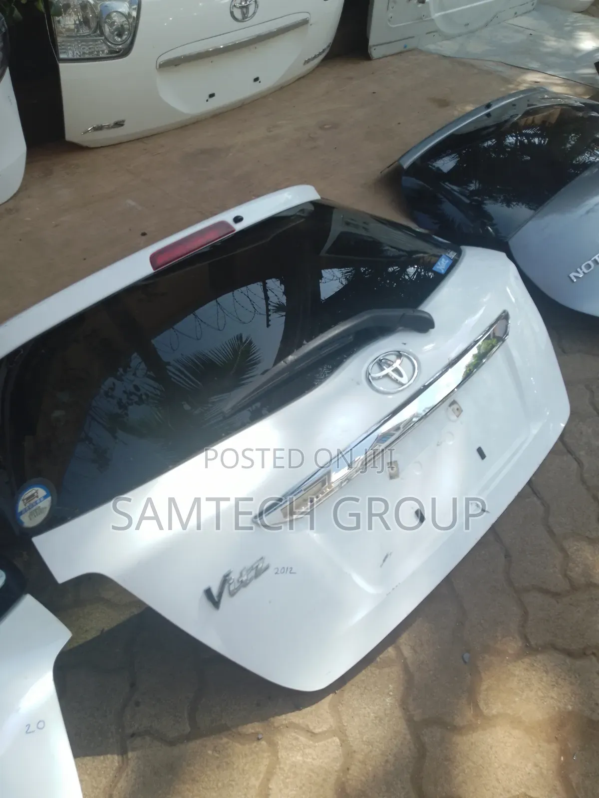 Toyota Vitz 2012 Boot Available