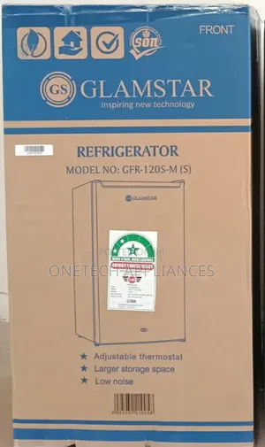 Glamstar 90l Refrigerator – Grey (1yr Wrty