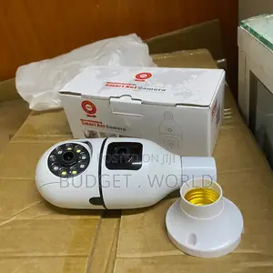 Indoor Outdoor Dual Lens Bulb Camera With Hd Recording and Night Visio