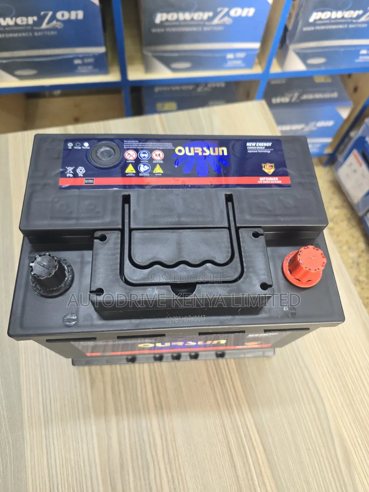 Din55 Oursun Japanese Technology Battery