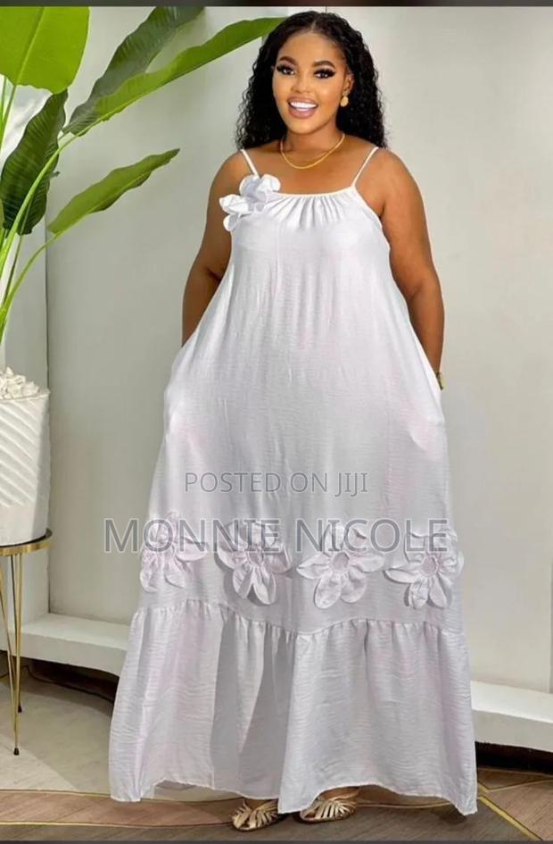 Women Maxi Beach Spaghetti Strap Swing Dress - thumbnail 2