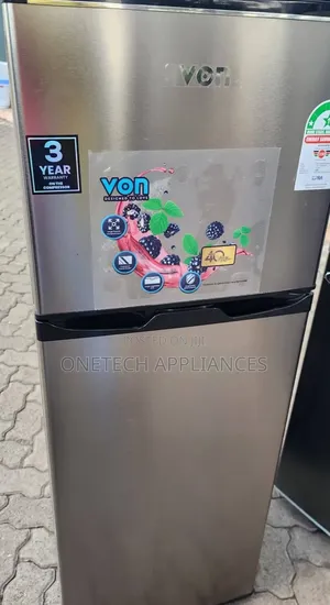 Von 138 Litres Double Door Refrigerator