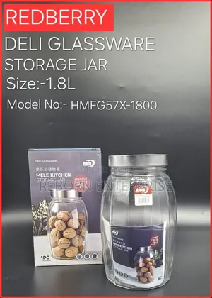 Glass Storage Jar-1. 8 Litres