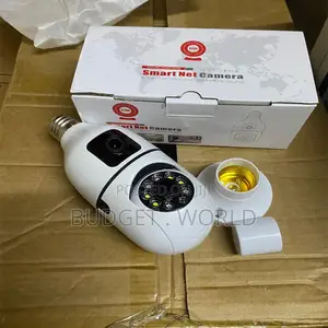 Smart E27 Dual Lens Wifi Camera Bulb With Night Vision and Mobile Con
