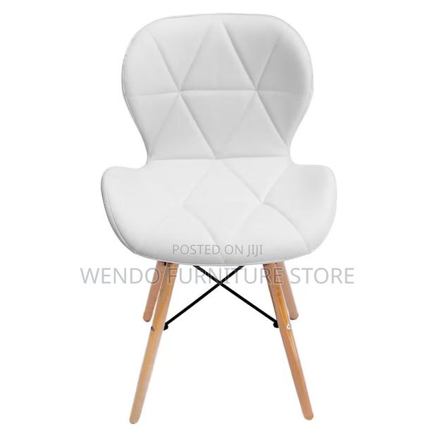 Dining Chairs; Leather Padded Home Kitchen Dining Room Chairs - thumbnail 3