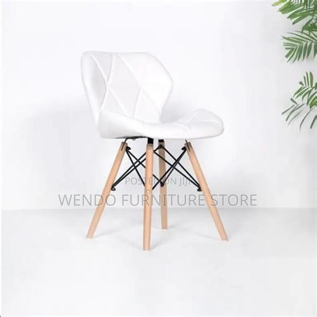 Dining Chairs; Leather Padded Home Kitchen Dining Room Chairs - thumbnail 4