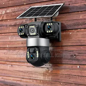 Peace Of Mind Ai Auto Tracking 4g Ptz Three Lens Solar Camera