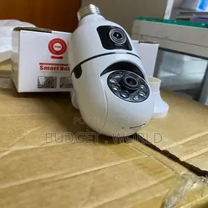 Dual Lens Wireless Ip Bulb Camera With Smartphone Remote Access