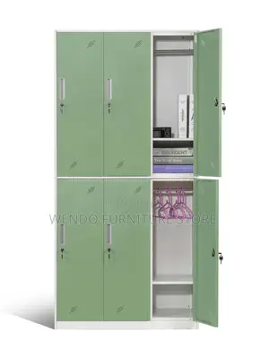 Office Cabinet; Steel Grey White Style Cabinet With 4 Drawers