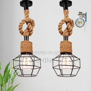 Unique Hand Woven Rope Pendant