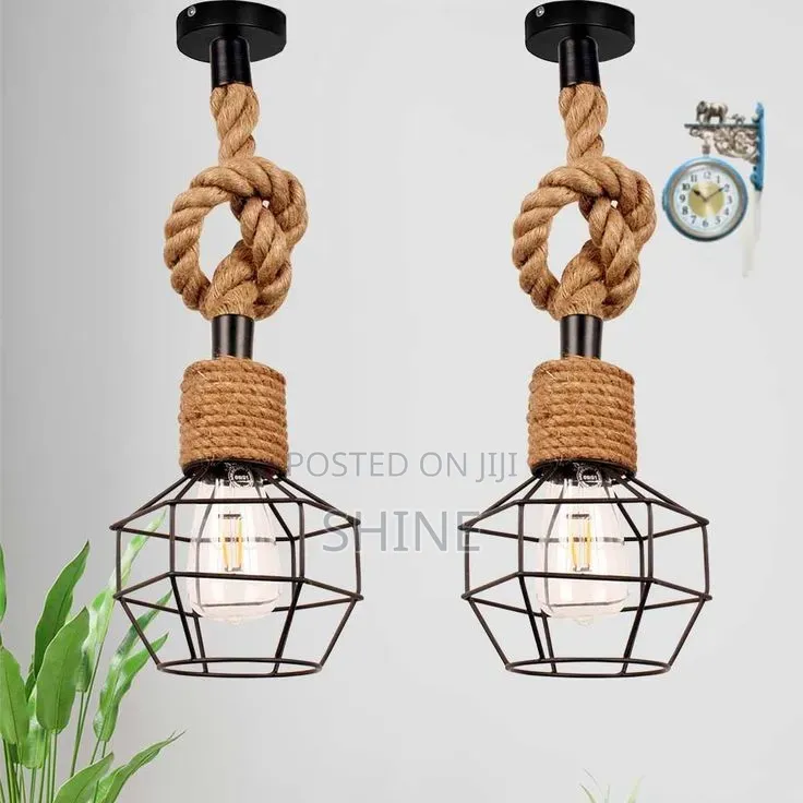 Unique Hand Woven Rope Pendant