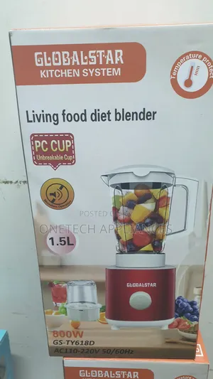 Durable Blender 1.5litres 2 in 1 Juicer Gs-Ty618d