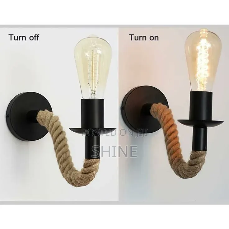 Vintage Rope Wall Light
