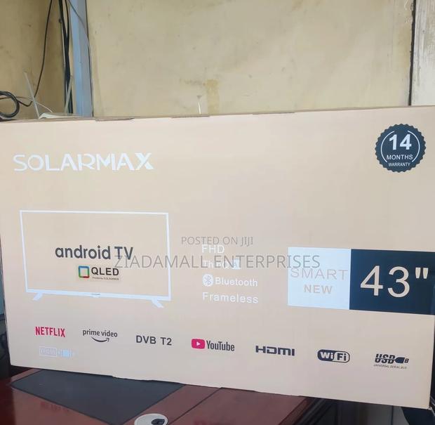 *Solarmax 43" Android Qled Smart Tv 12 Months Warrant - thumbnail 2