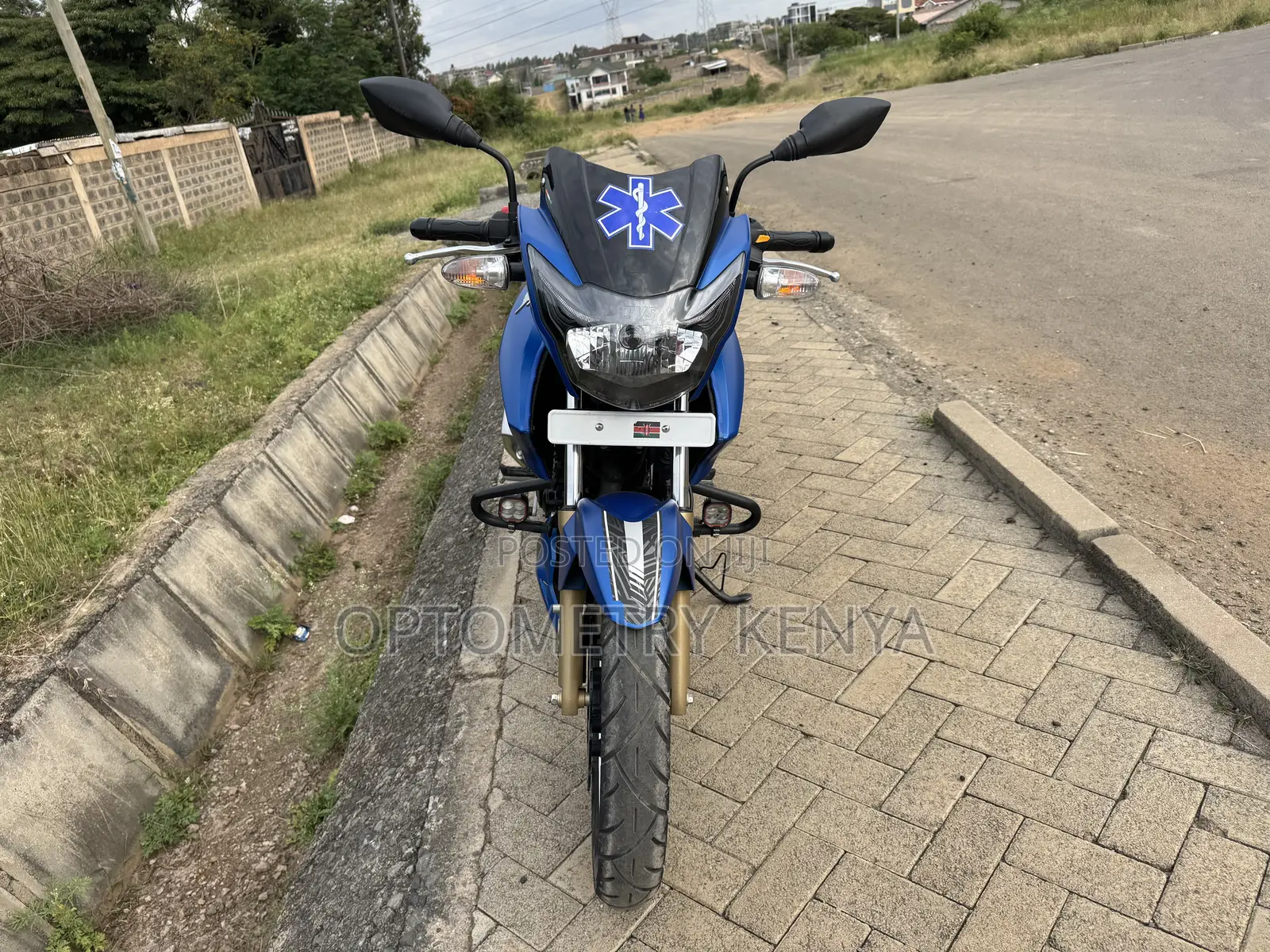TVS Apache 180 RTR 2025 Blue