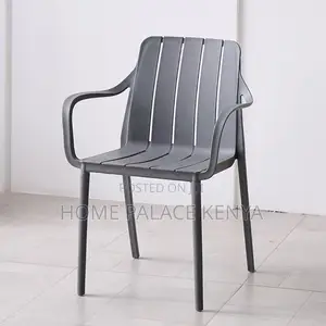 Dining Chair: Durable Stackable Plastic Garden Leisure Chair