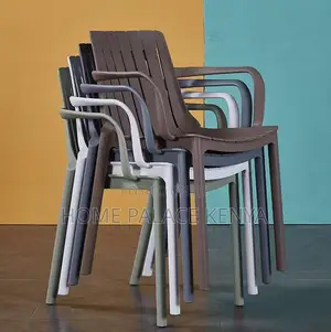 Dining Chair: Durable Stackable Plastic Garden Leisure Chair