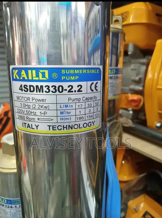Kailo Submersible Water Pump 3hp