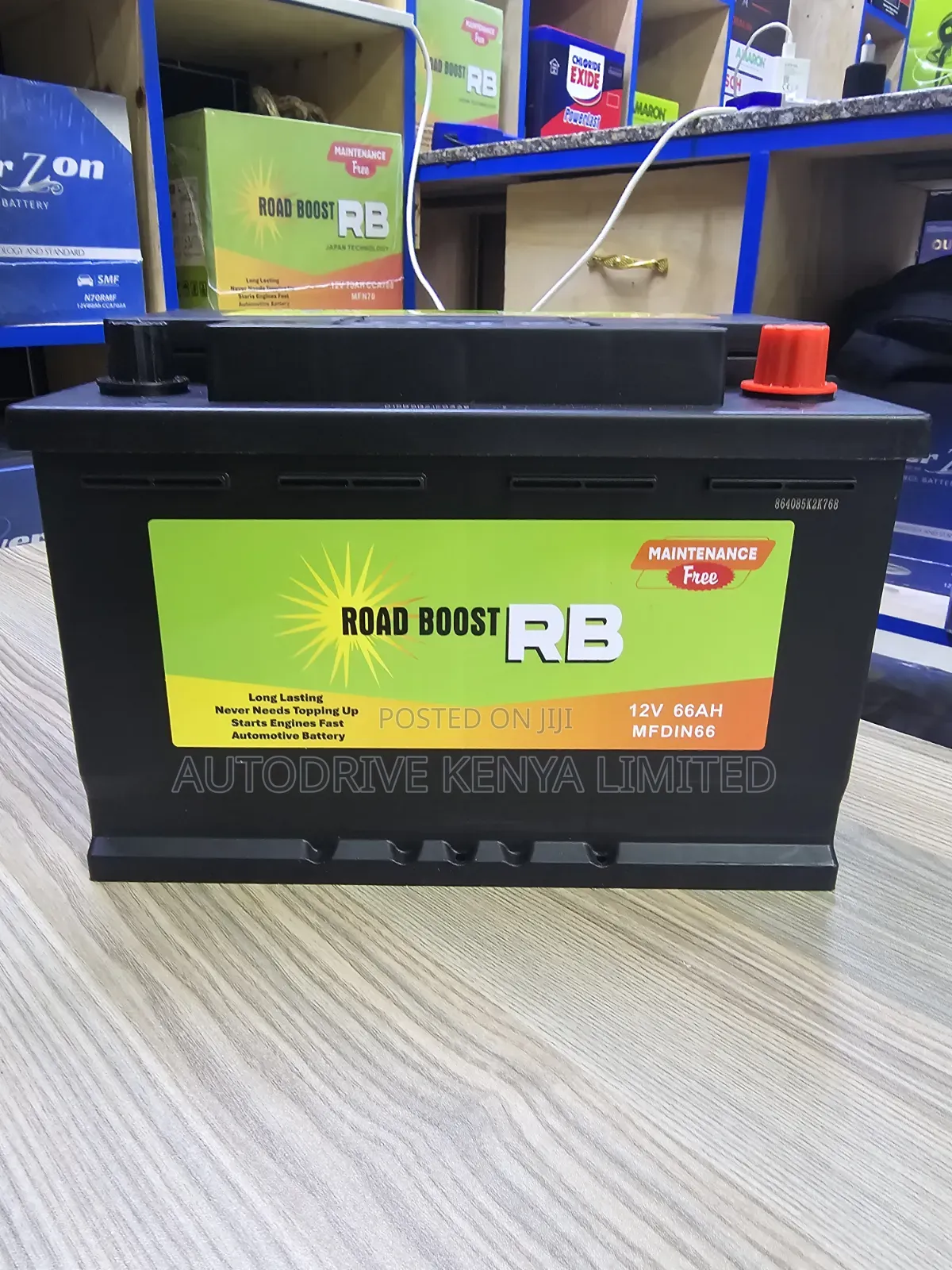 Din66 Roadboost Japanese Technology Car Battery
