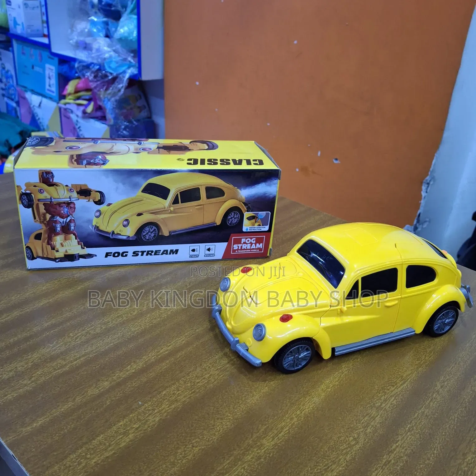 Fog Stream Transform Car