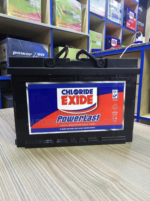 Din66 Chloride Exide Powerlast Battery - thumbnail 2