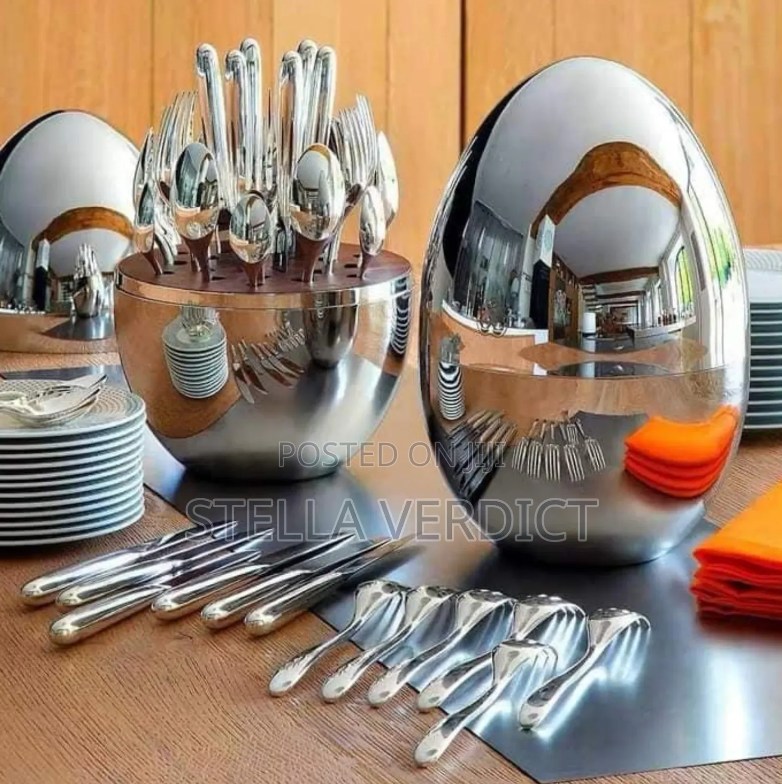 Cutlery Set Eggshell 36pc Executive Set